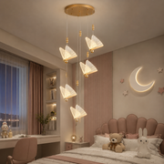 Golden Wings – Candelabru LED cu 5 Elemente