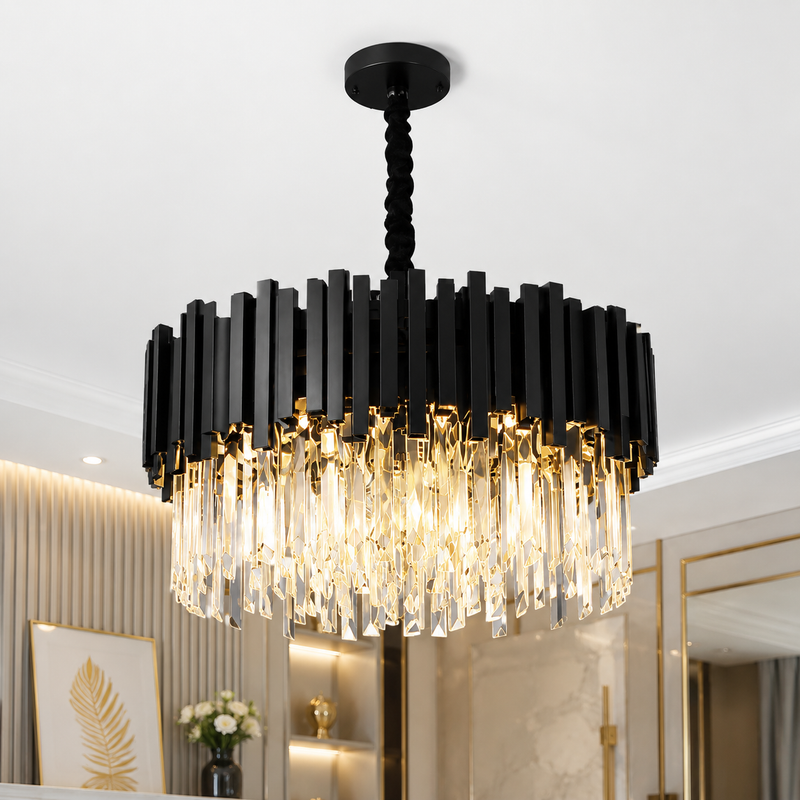Candelabru Black Elegance-50cm  8xe14