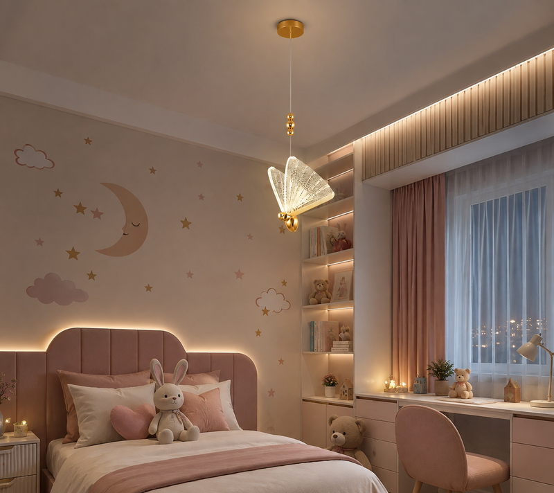 Pendul Led -  Golden Wings