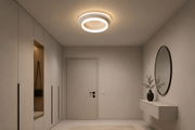 Lustră Led Duo Circle  iluminare 180w