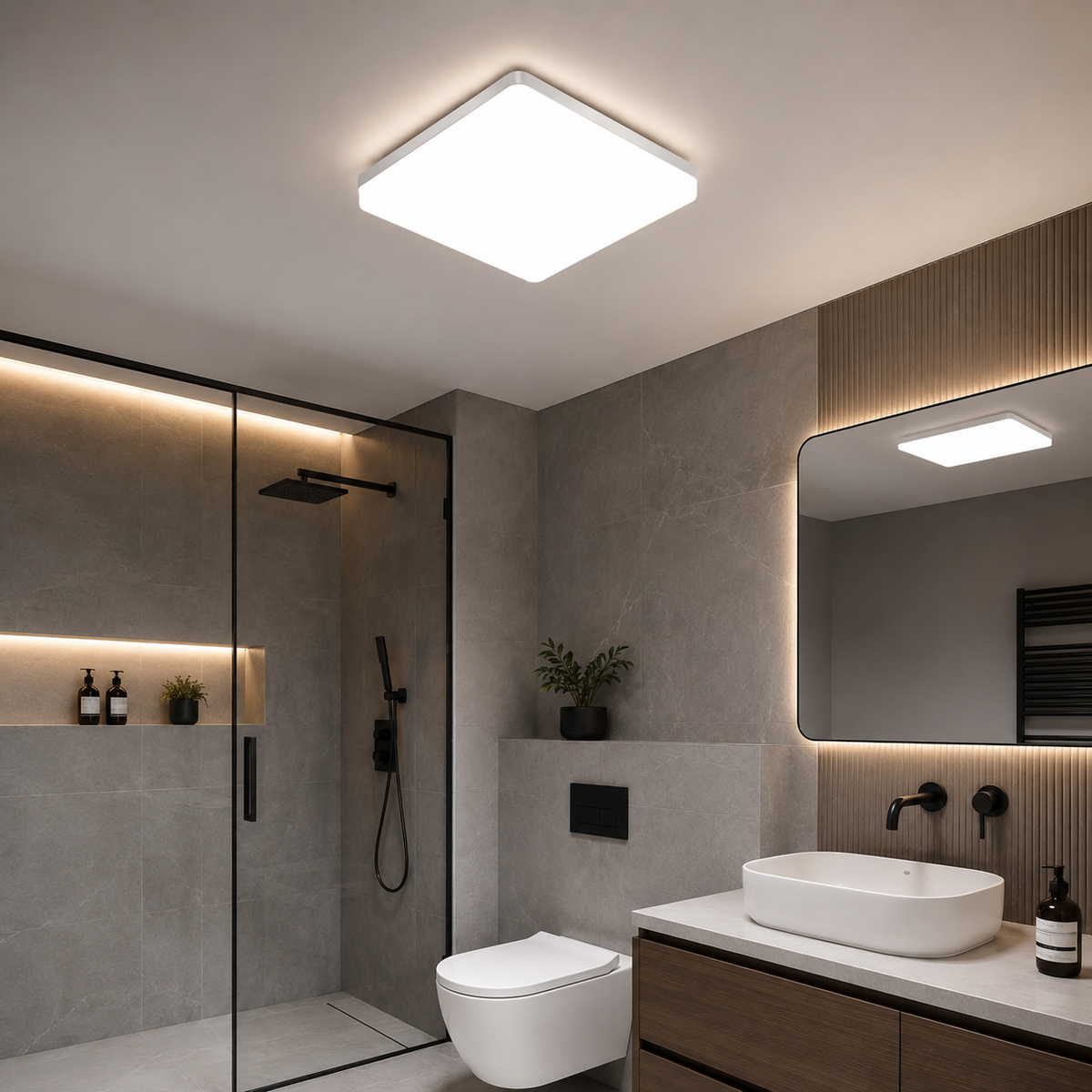 Plafoniera Led Square 48w ,iluminare 400w