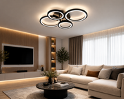 Lustră Led Four Rings 2+2 iluminare 400w