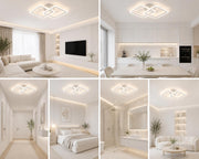 Lustră Led Two Squares iluminare 300w