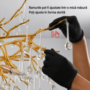 Candelabru Golden Willow -60cm 9xg9
