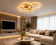 Lustră Led Four Rings 2+2 iluminare 400w