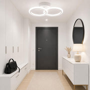 Lustră Led Two Rings iluminare 250w