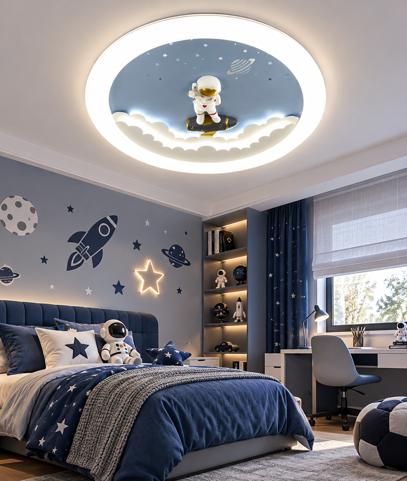 Lustră LED Copii Astronaut – Space Adventure ,iluminare 480w