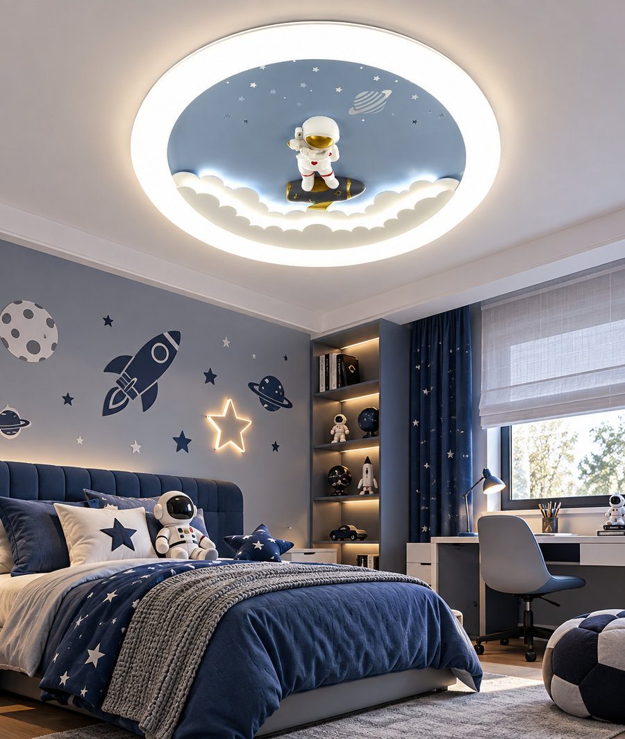 Lustră LED Copii Astronaut – Space Adventure ,iluminare 480w