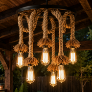 Lustră Rustic Rope -6 E27