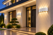 Aplică Led Exterior -Light Wave 8w Alb ,iluminare 80w