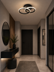 Lustră Led Double Halo iluminare 150w