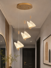Golden Wings – Candelabru LED cu 3 Elemente