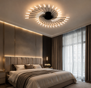 Lustră Led Starburst -42 surse iluminare,bec g4 incluse