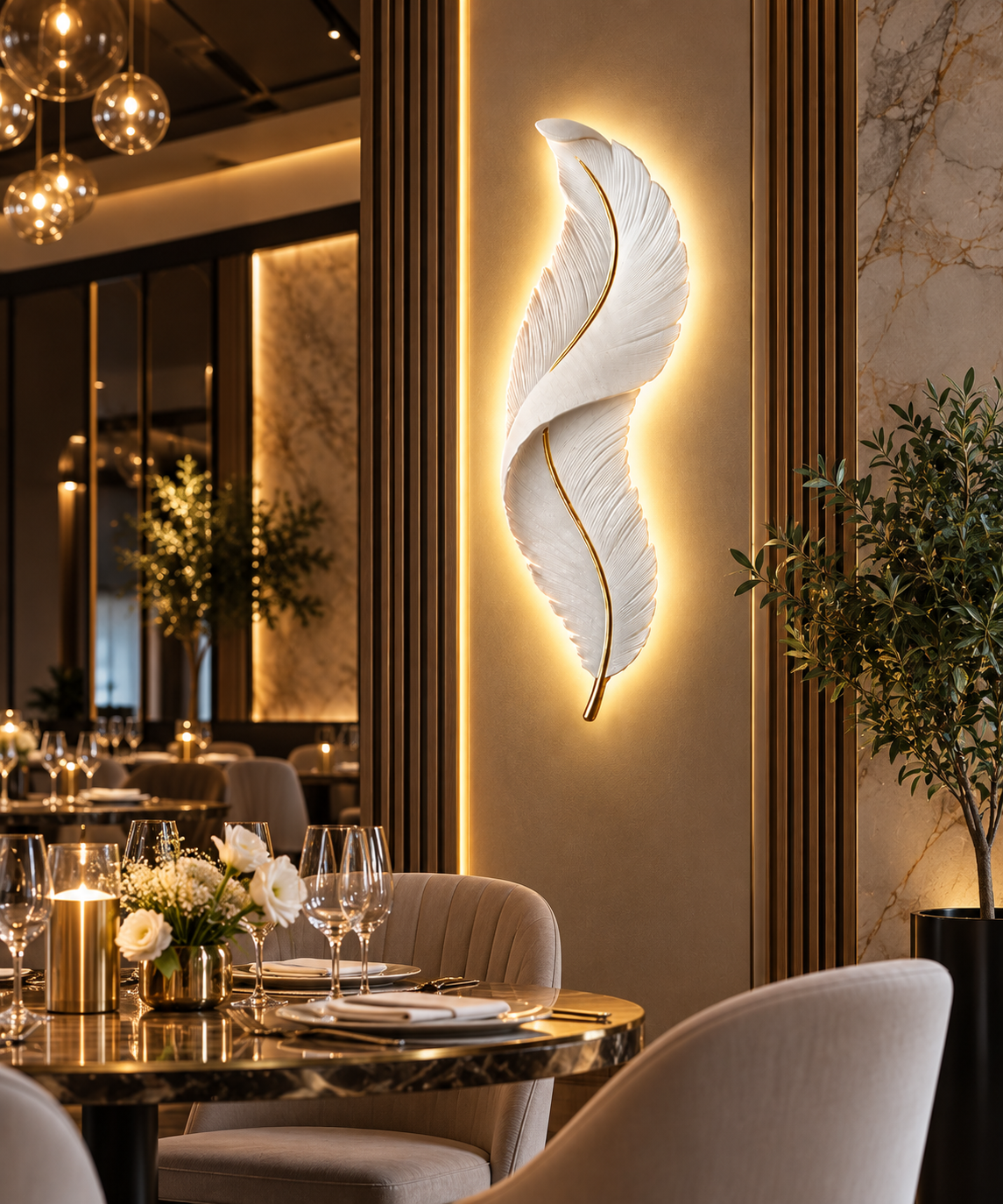 Aplică LED Angel Wings 88 cm-38w