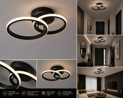 Lustră Led Double Halo iluminare 150w