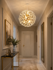 Candelabru Spark Sphere -30cm Argintiu /Auriu