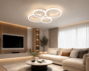 Lustră Led Four Rings 2+2 iluminare 400w