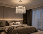 Lustră Led Silver Rain iluminare 800w