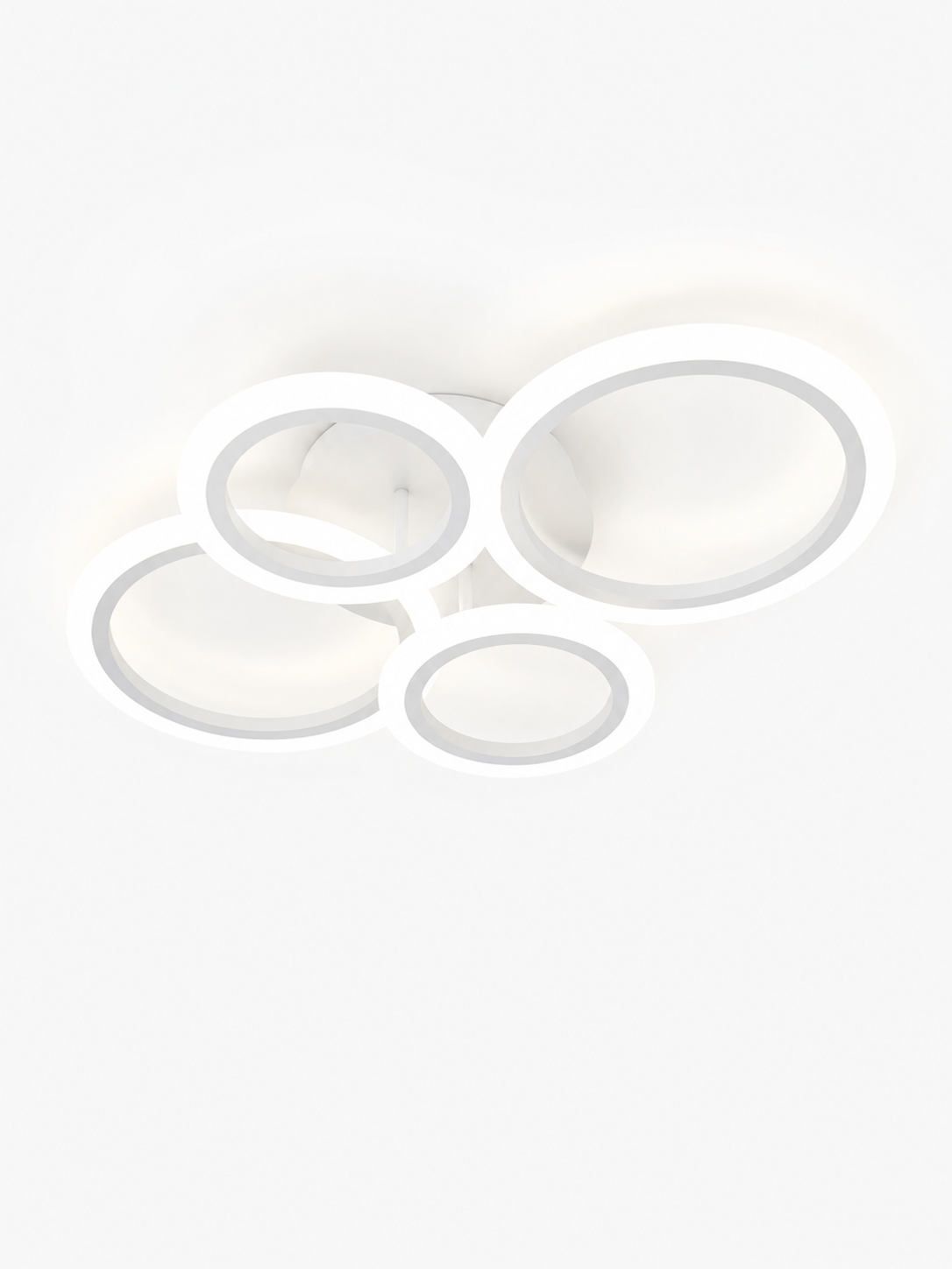 Lustră Led Four Rings 2+2 iluminare 400w