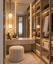 Pendul Modern Golden Duo – 2 Globuri Albe și Cadru Auriu