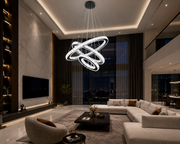 Lustră Led Infinity Spark iluminare 560W