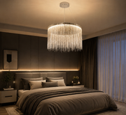 Lustră Led Silver Rain iluminare 800w
