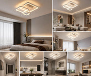 Lustră Led Three Squares iluminare 400w