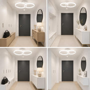 Lustră Led Two Rings iluminare 250w