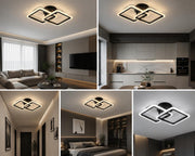 Lustră Led Two Squares iluminare 300w